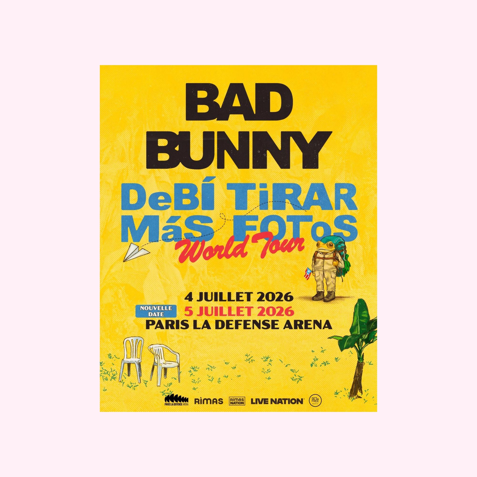 Place Bad Bunny - Paris la Defénse Arena